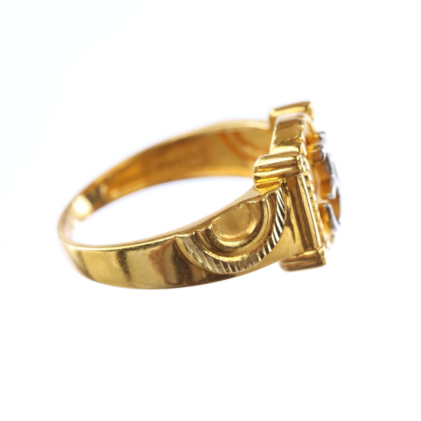22 kt Gold Religious Ring 74482429