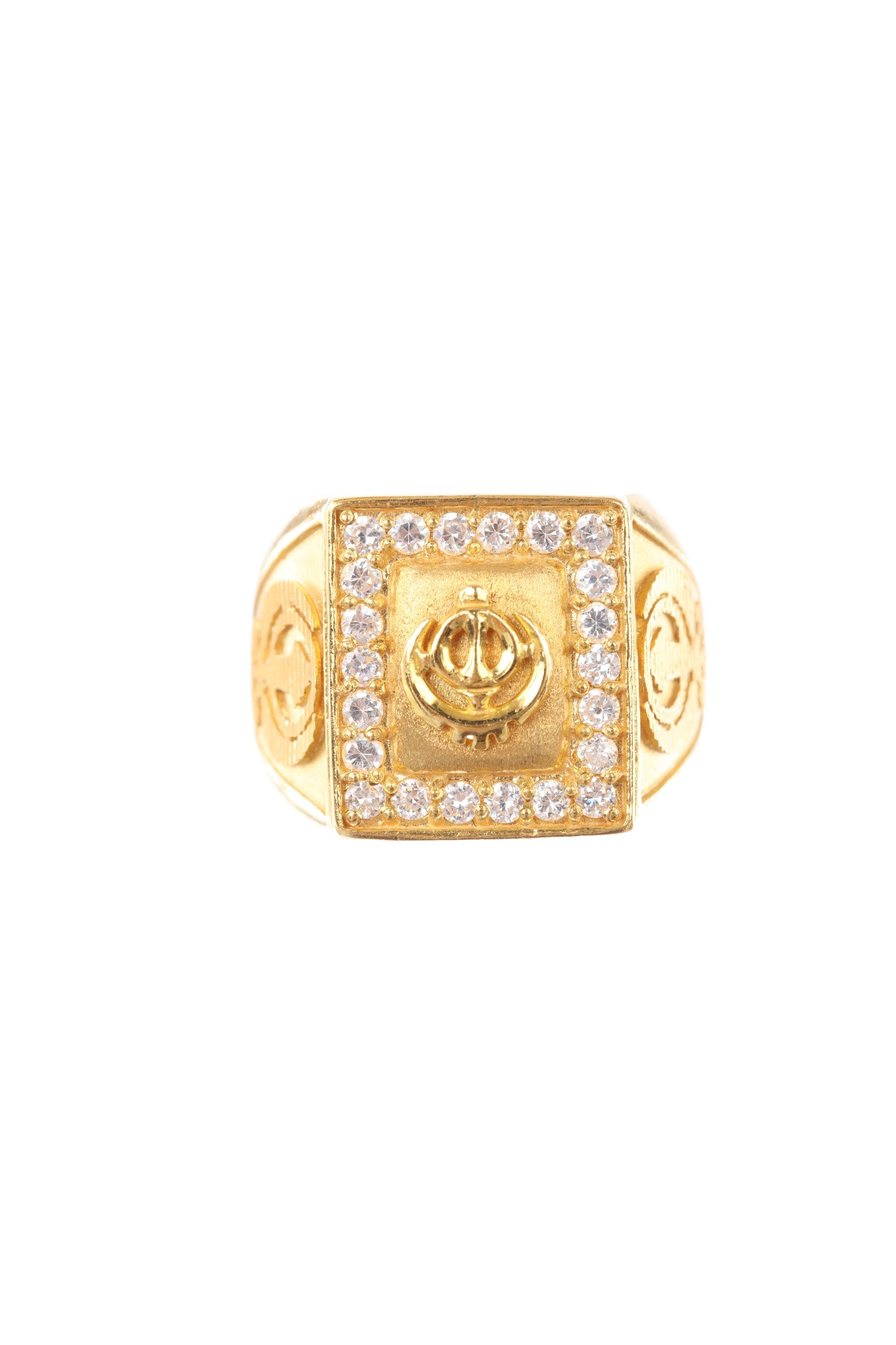 Khanda diamond ring 14 karat Hallmarked Gold and Certified Diamond  Jewellery. Visit the store today- 164-A, Major Sudesh Kumar Marg, LI... |  Instagram