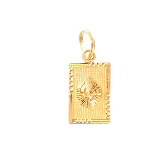 22 kt Gold Religious Pendant 73617501
