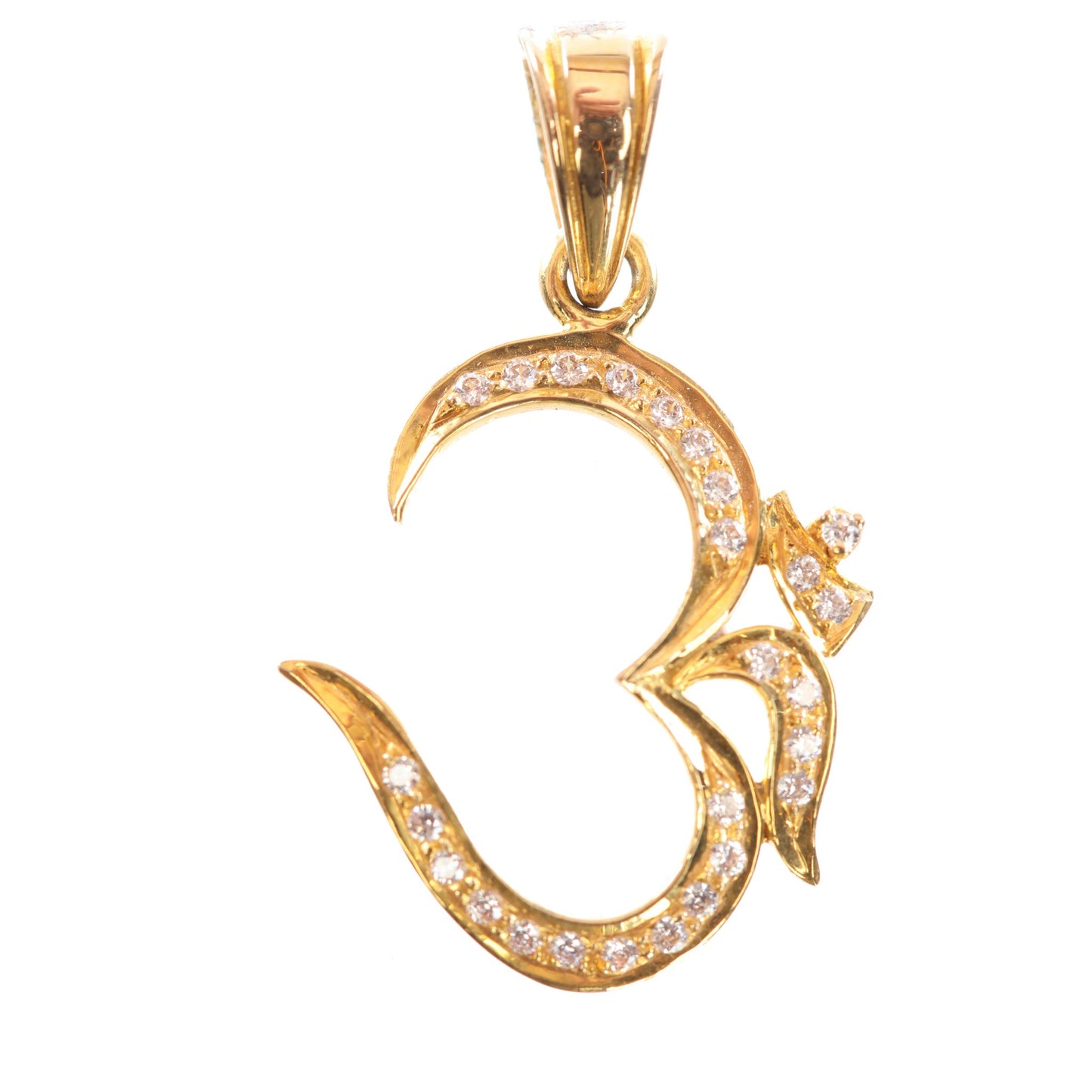 22 kt CZ Religious Pendant 73622543