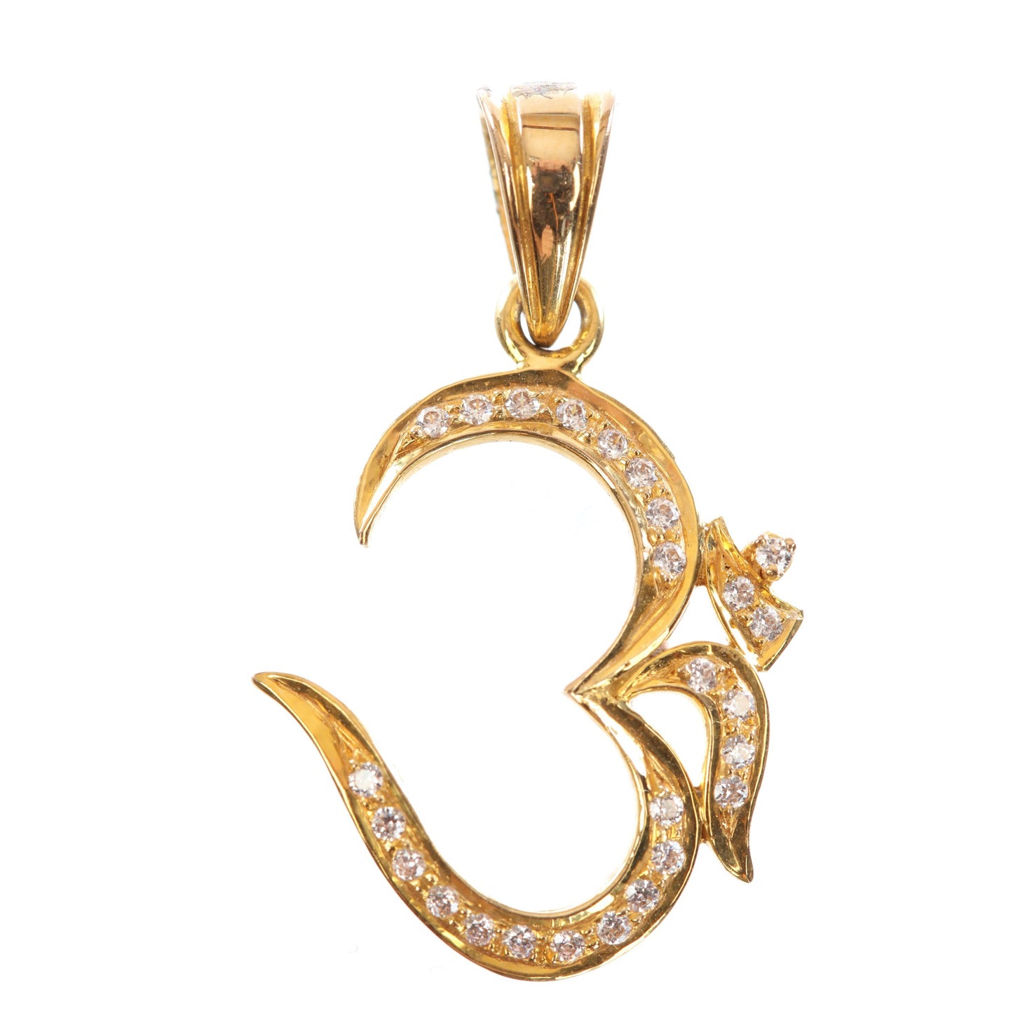 22 kt CZ Religious Pendant 73622543