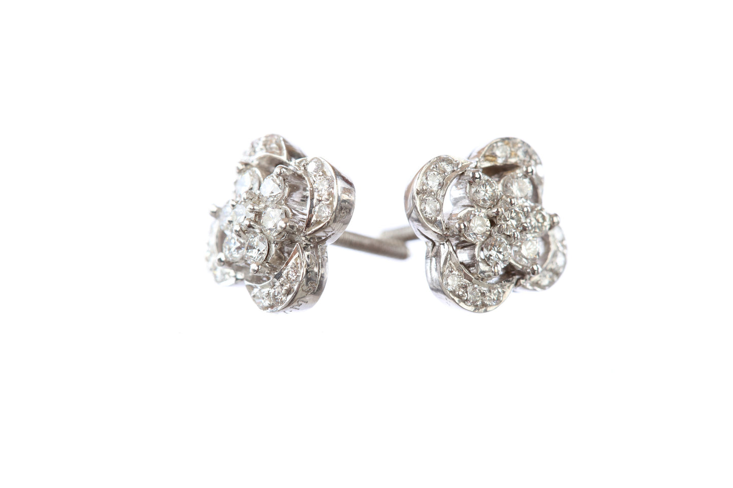 18 kt Diamond Earrings 73643609