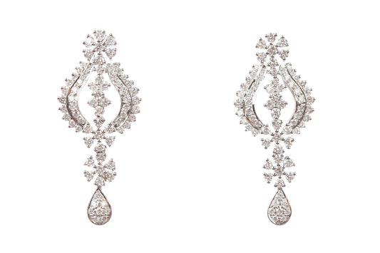 18 kt Diamond Earrings 73664161