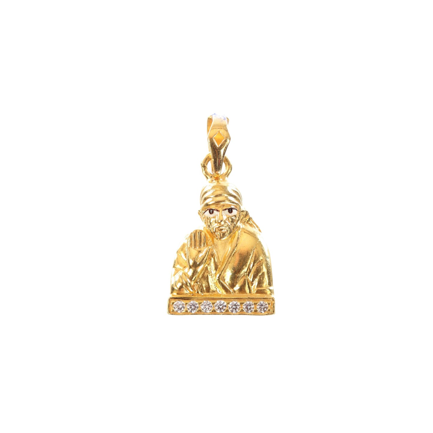 22 kt CZ Religious Pendant 74325818