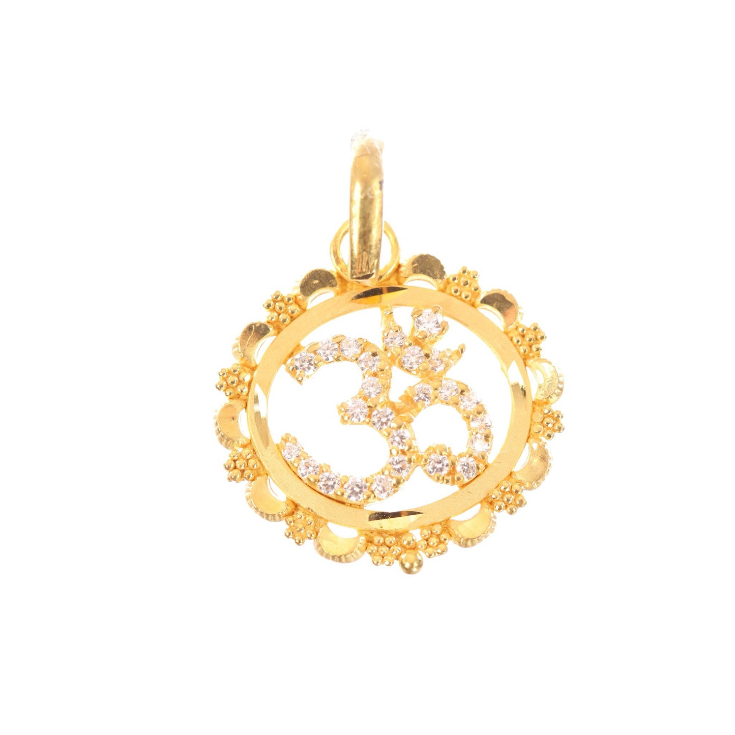 22 kt CZ Religious Pendant 74447947