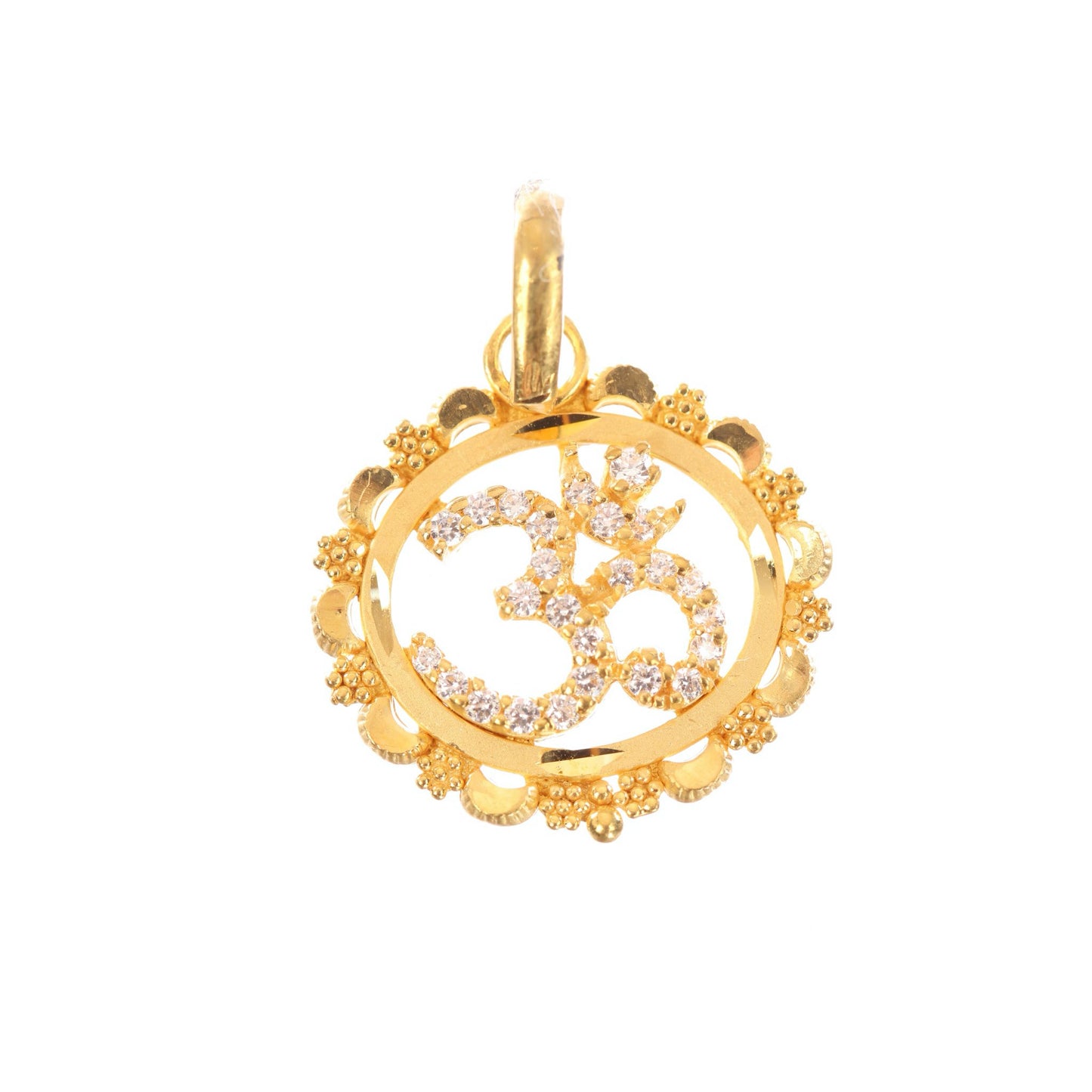 22 kt CZ Religious Pendant 74447947