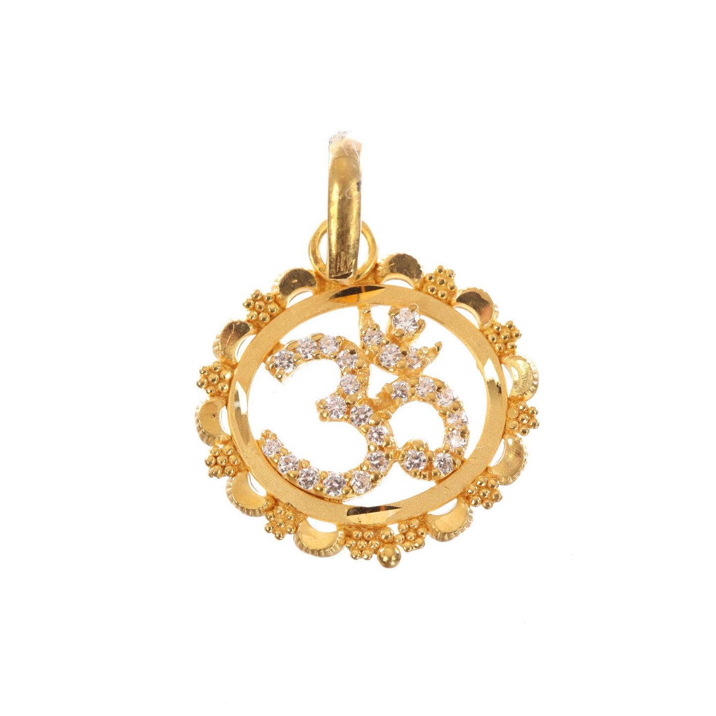 22 kt CZ Religious Pendant 74447947