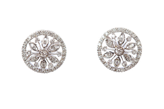 18 kt Diamond Earrings 74492442