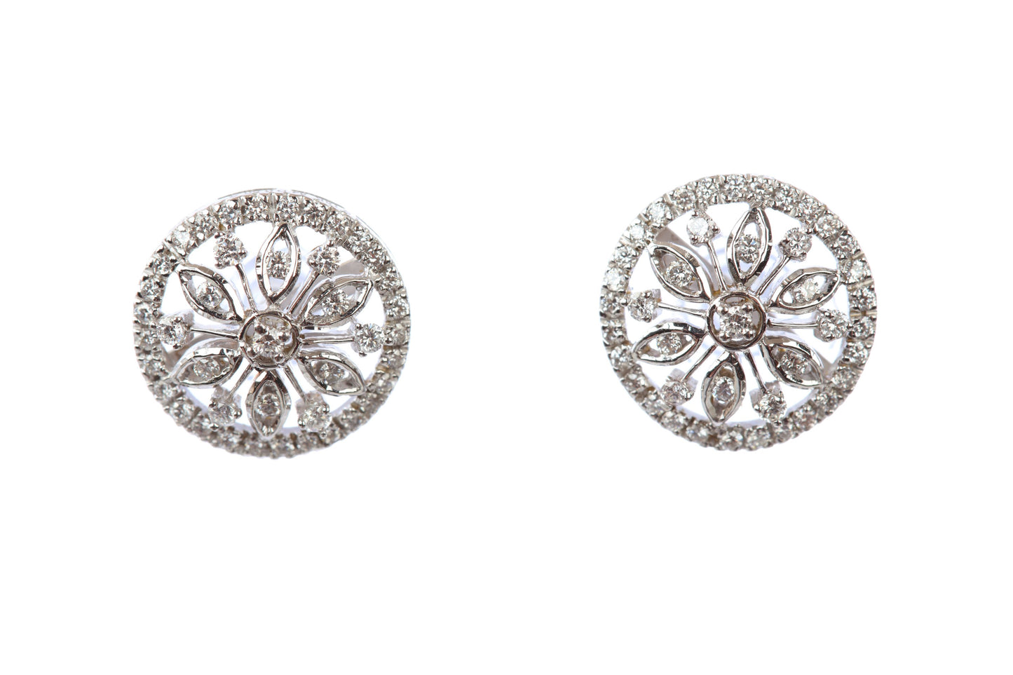 18 kt Diamond Earrings 74492442