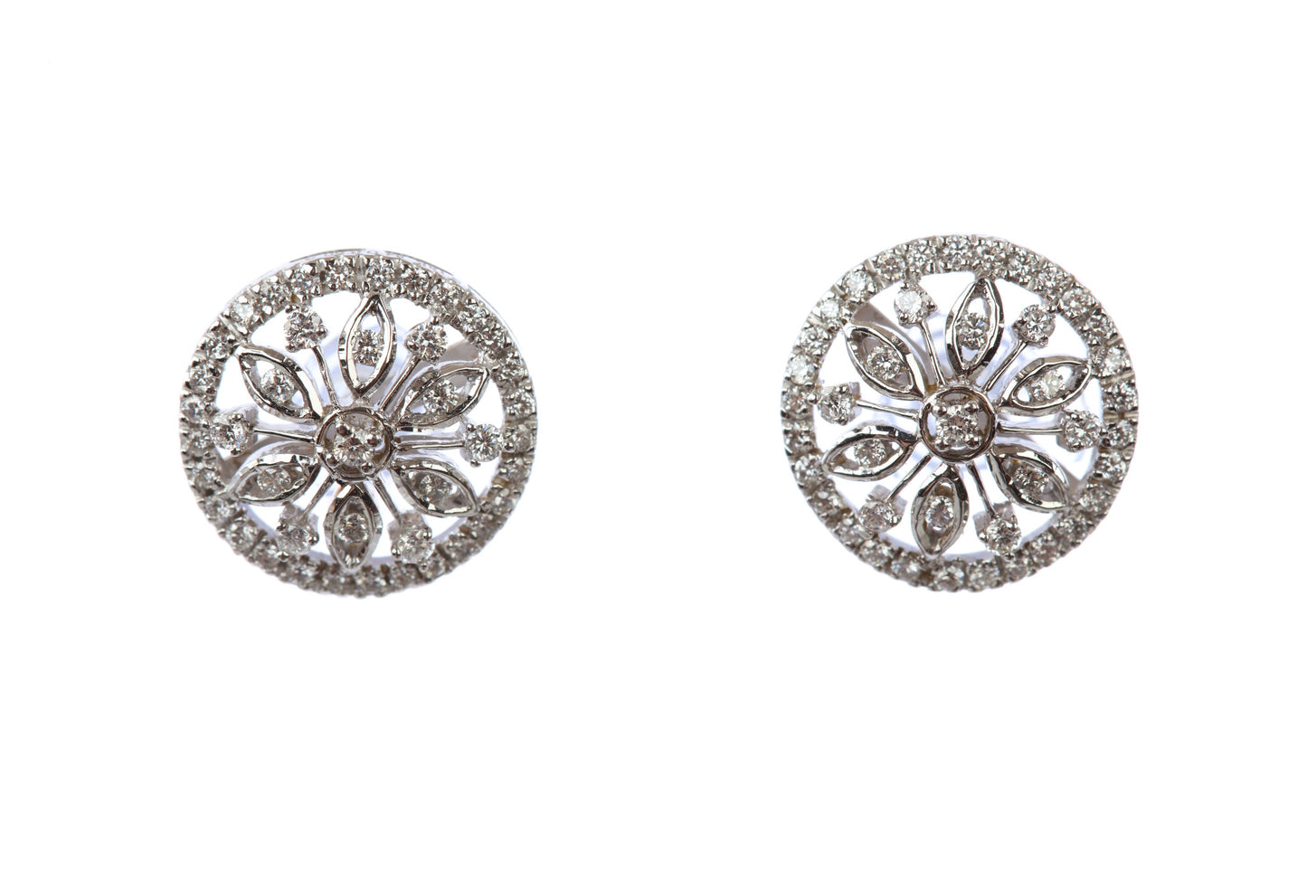 18 kt Diamond Earrings 74492442