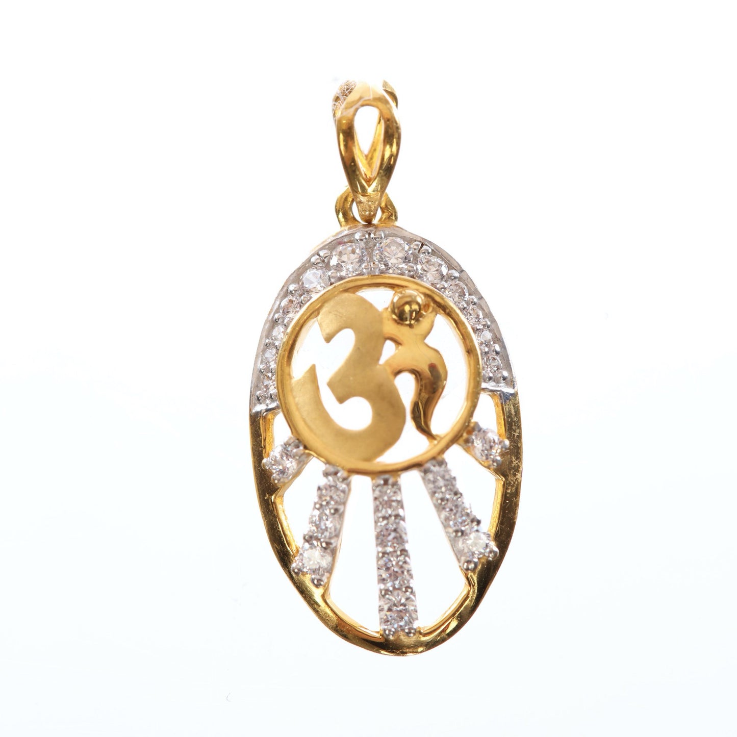 22 kt CZ Religious Pendant 74616589