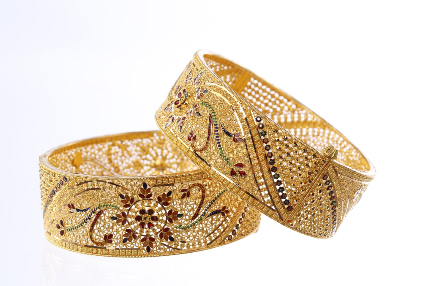 22 kt Gold Bangles - Hand Made 74761050