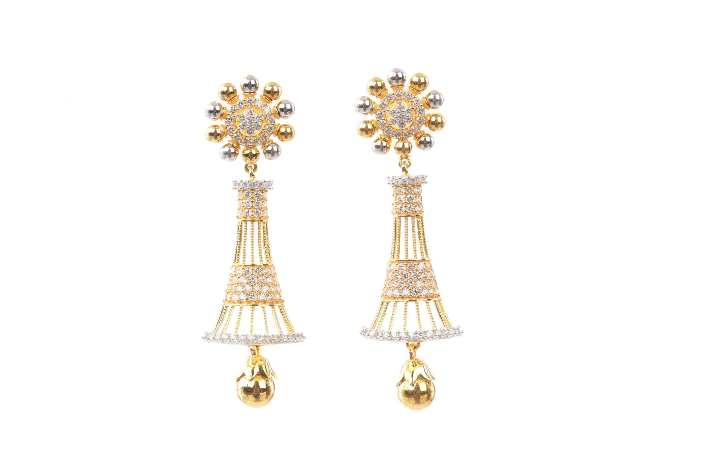 22 kt CZ Earrings 74819003