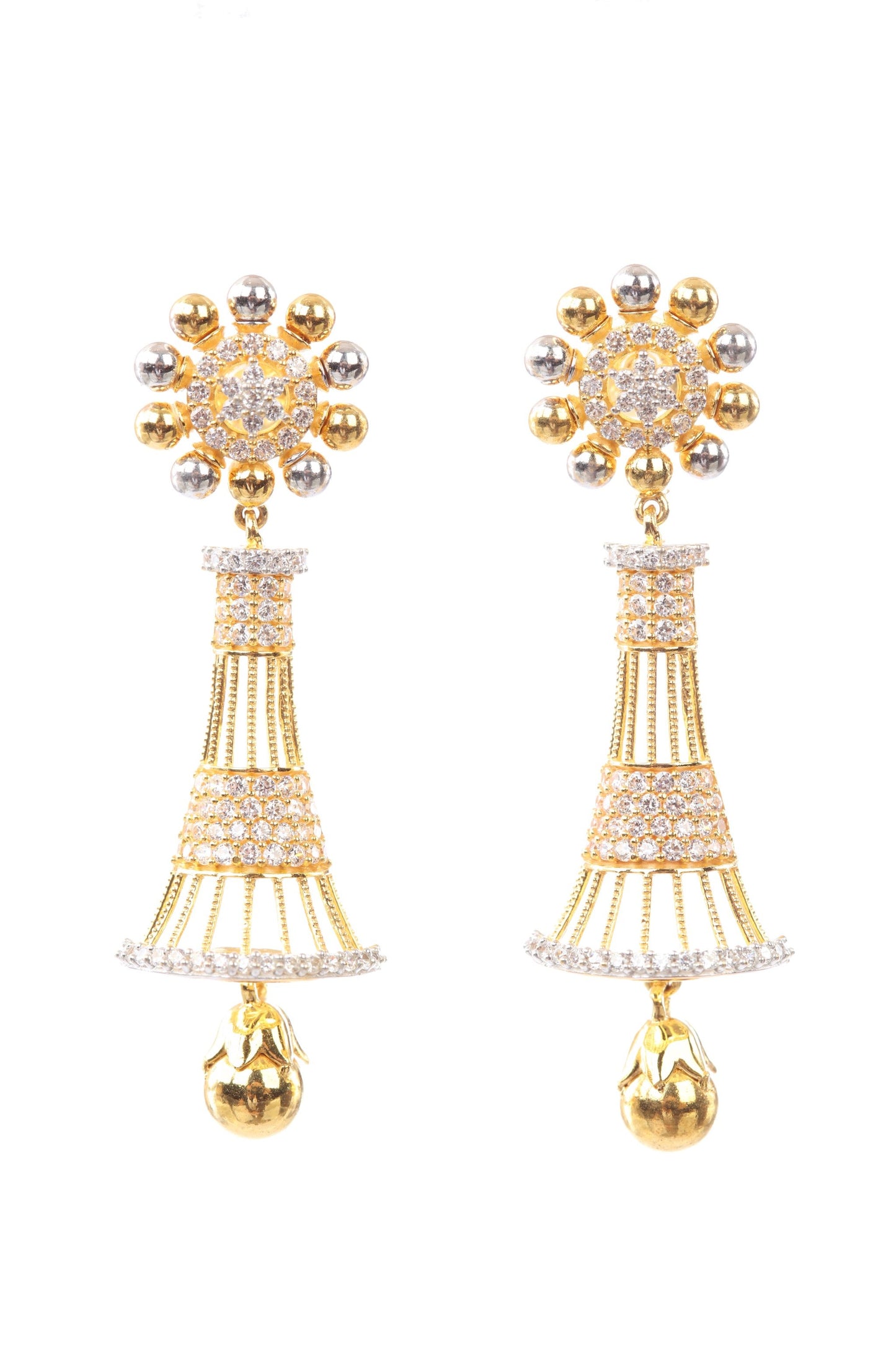 22 kt CZ Earrings 74819003