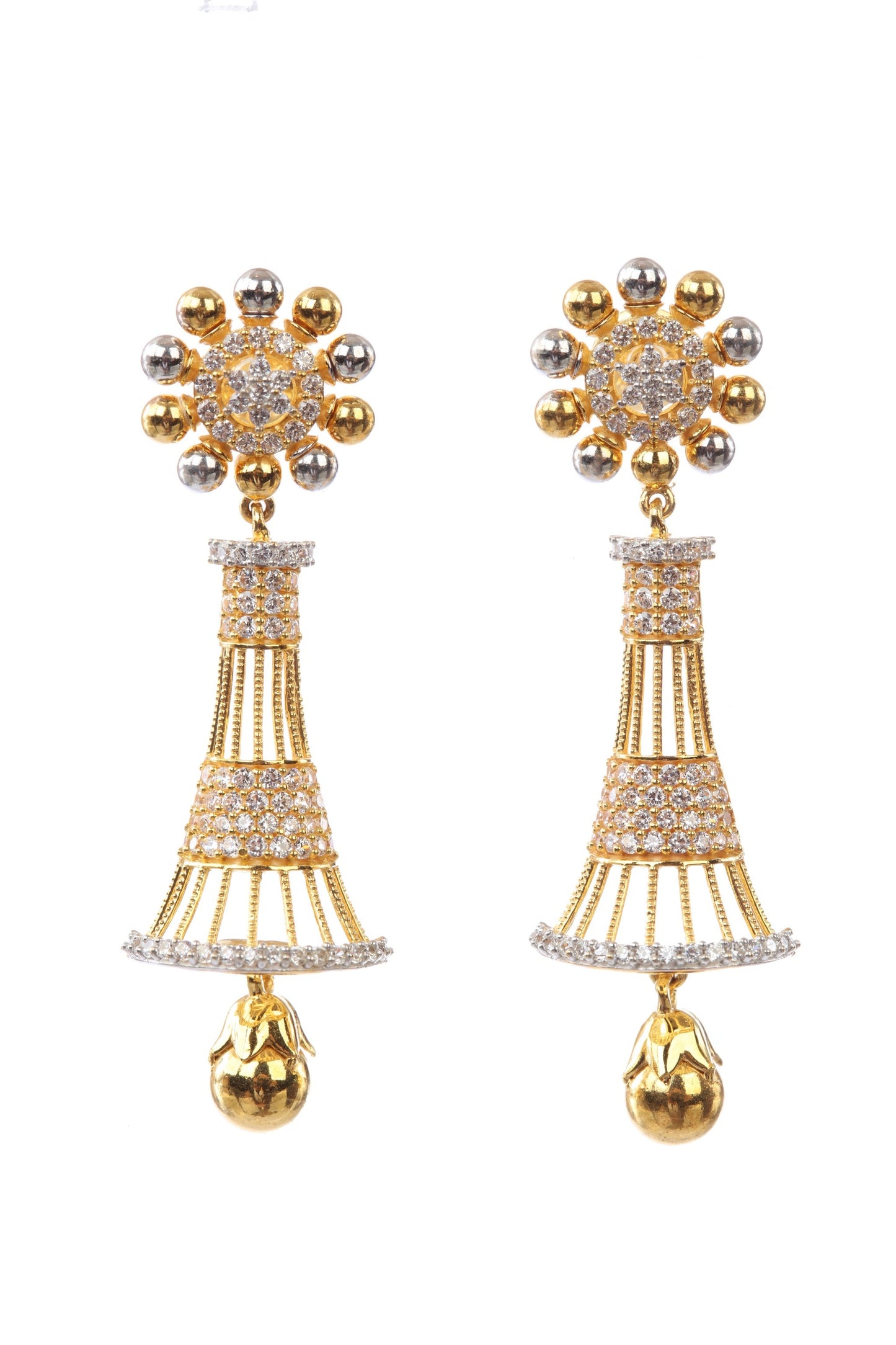 22 kt CZ Earrings 74819003