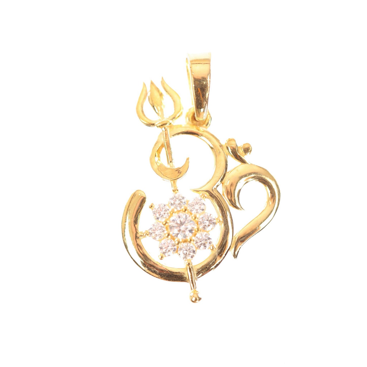 22 kt CZ Religious Pendant 74829033