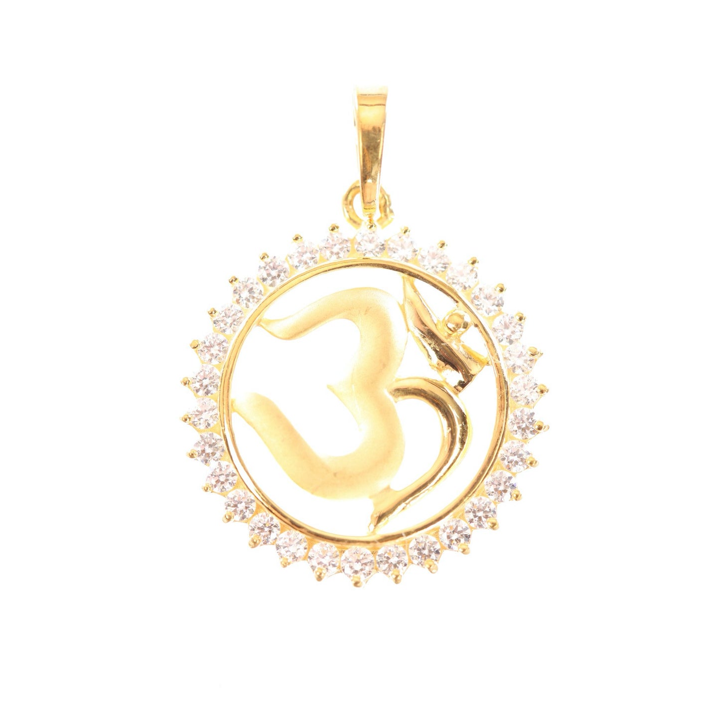 22 kt CZ Religious Pendant 74829569