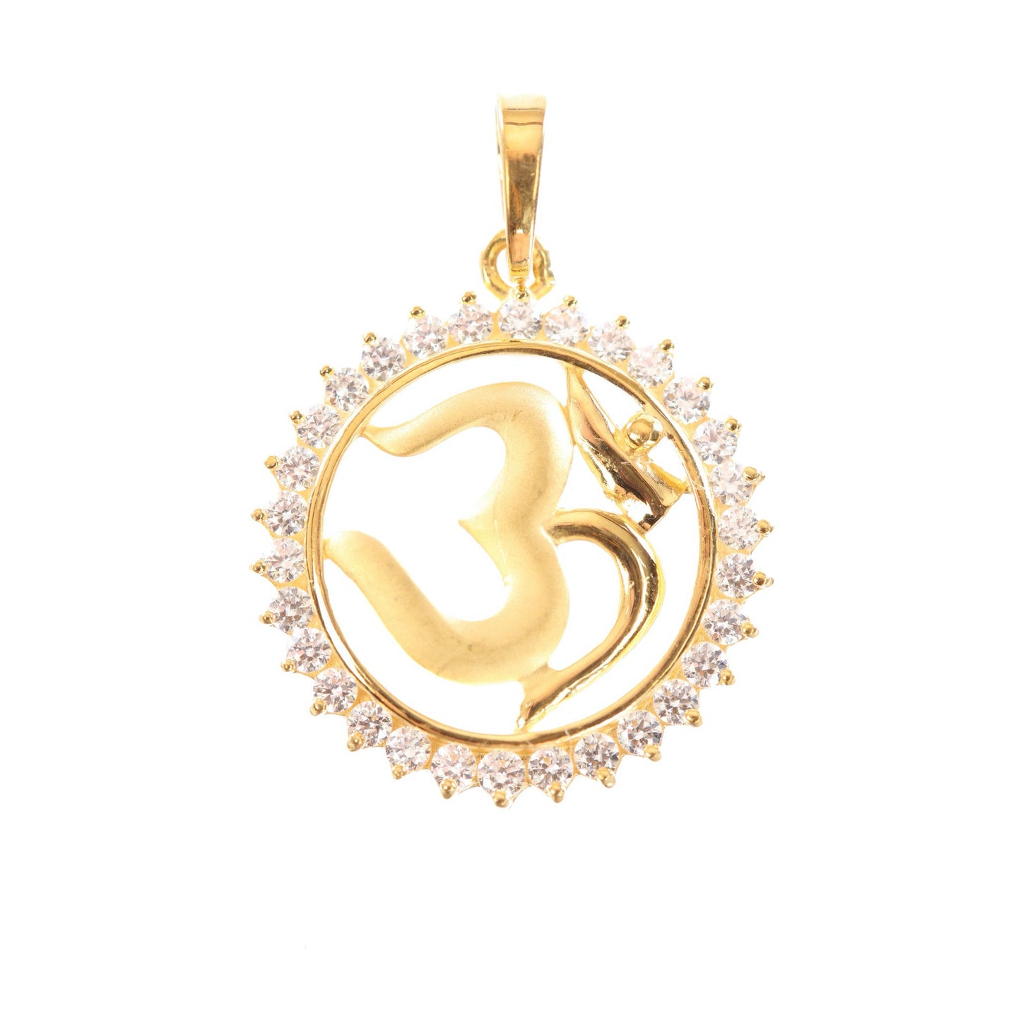 22 kt CZ Religious Pendant 74829569