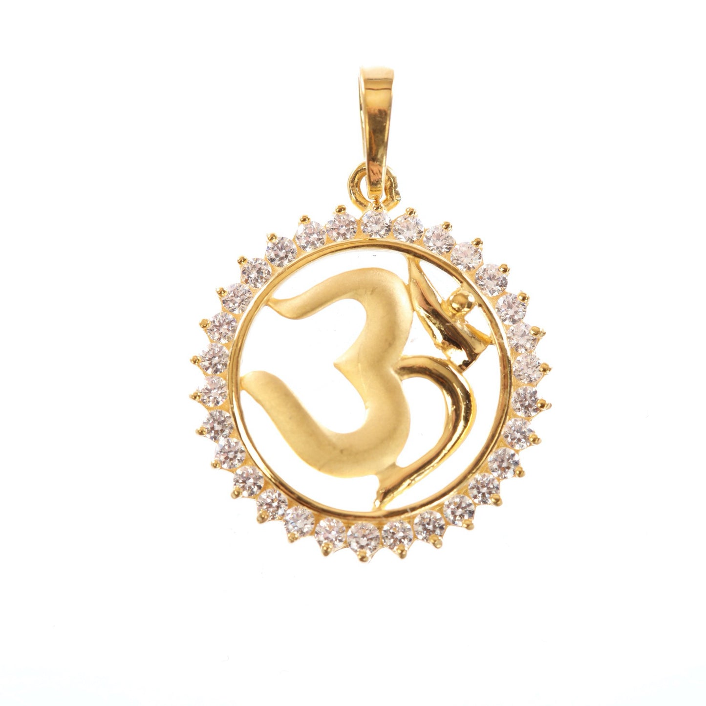 22 kt CZ Religious Pendant 74829569