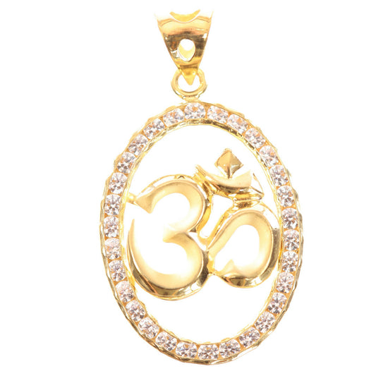 22 kt CZ Religious Pendant 74829859