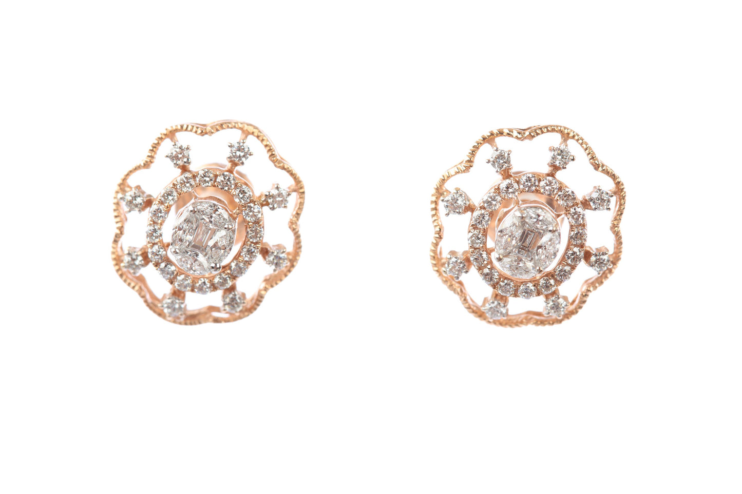 18 kt Diamond Earrings 74868995