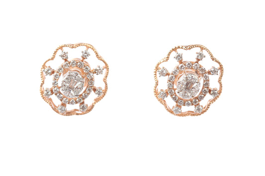 18 kt Diamond Earrings 74868995