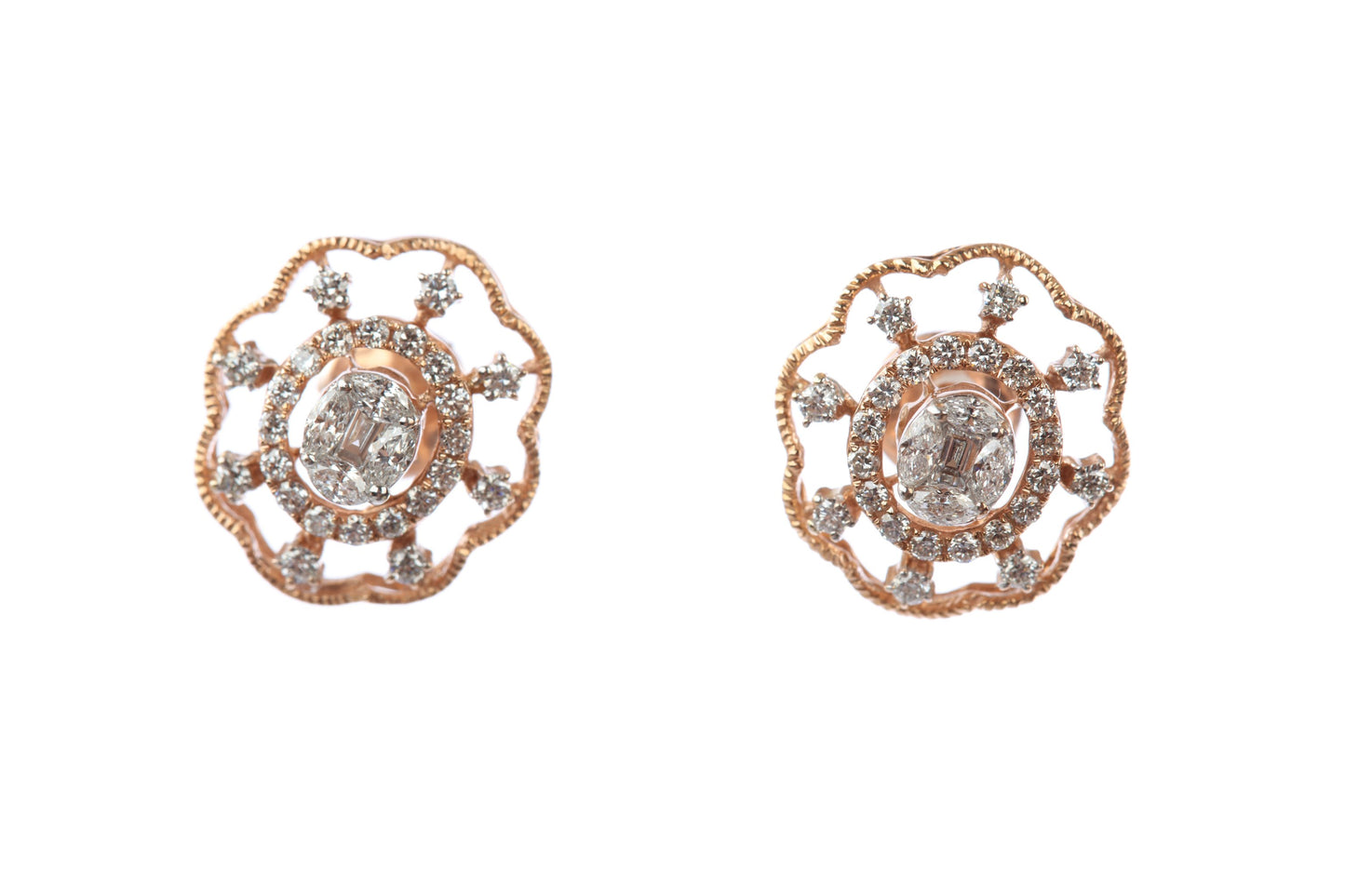 18 kt Diamond Earrings 74868995