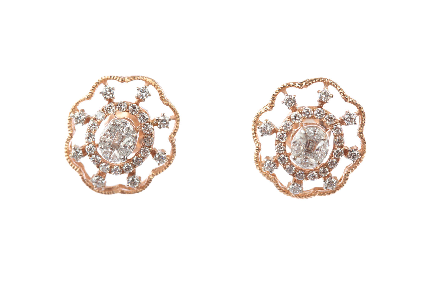 18 kt Diamond Earrings 74868995