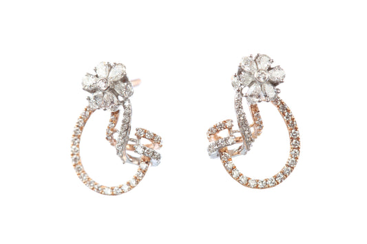 18 kt Diamond Earrings 74869169