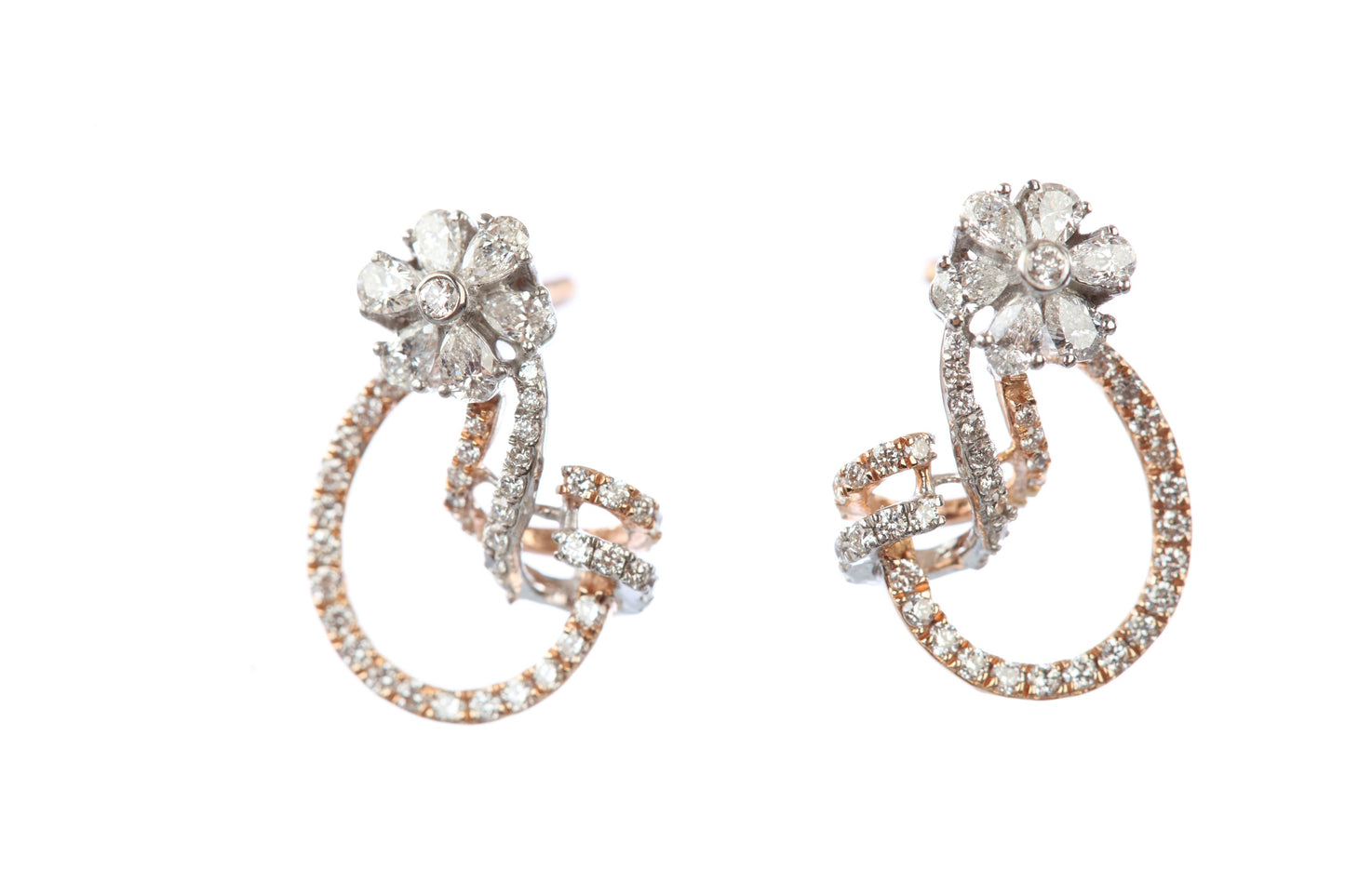 18 kt Diamond Earrings 74869169