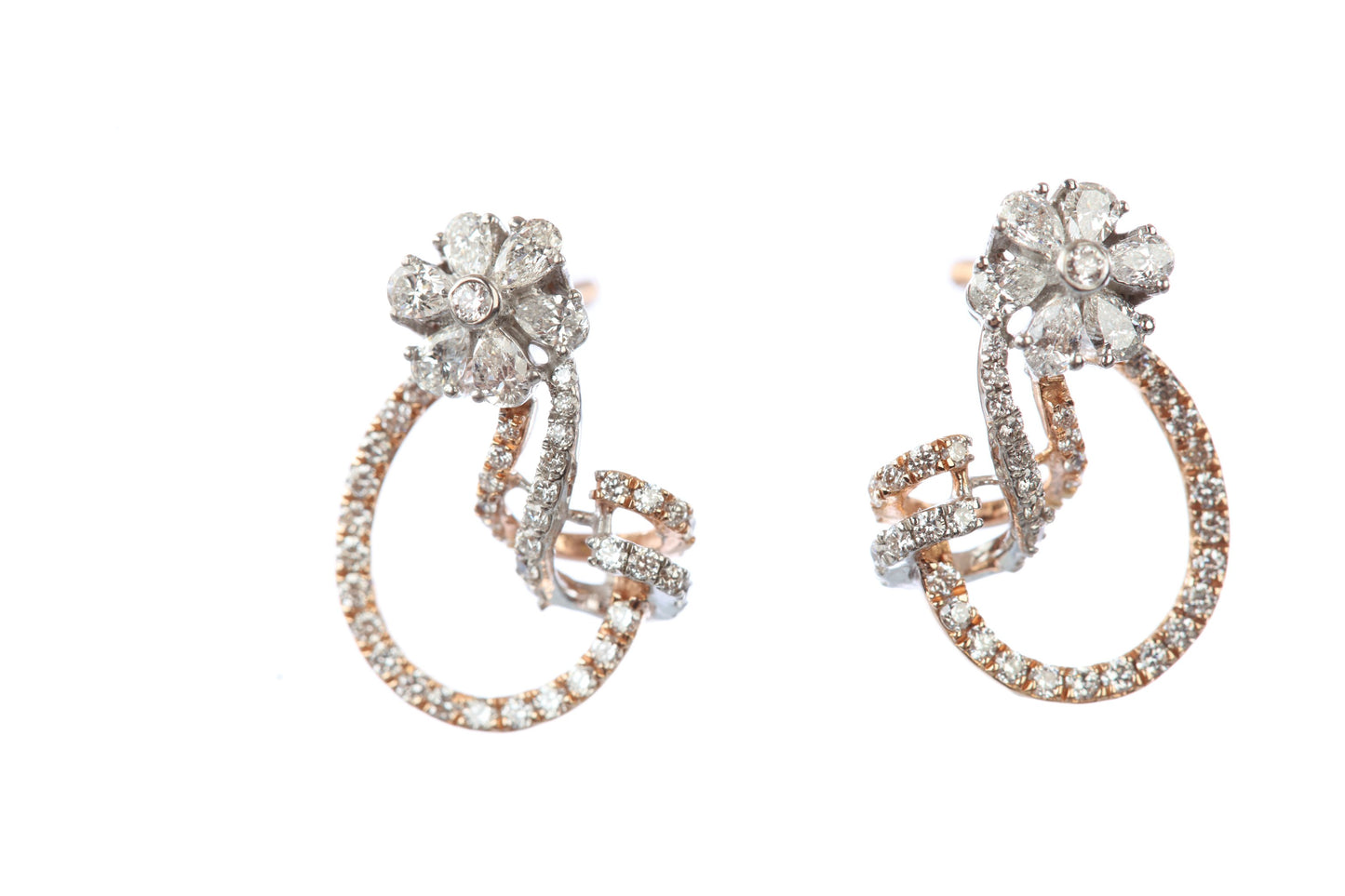 18 kt Diamond Earrings 74869169