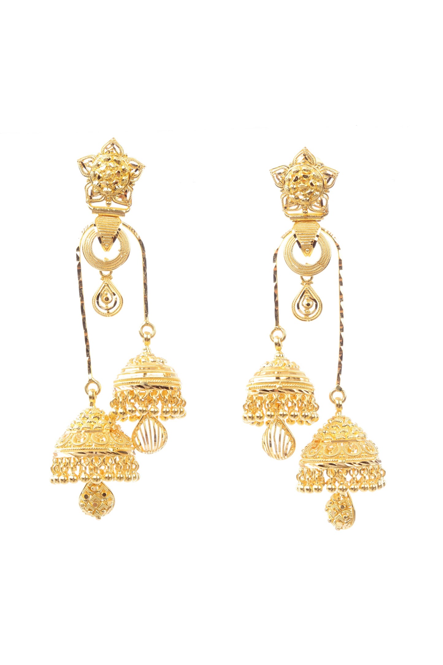 22 kt Gold Earrings 74870752