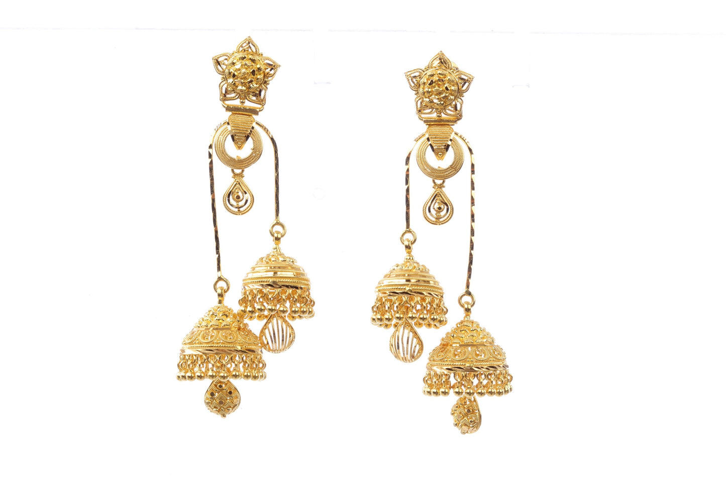 22 kt Gold Earrings 74870752