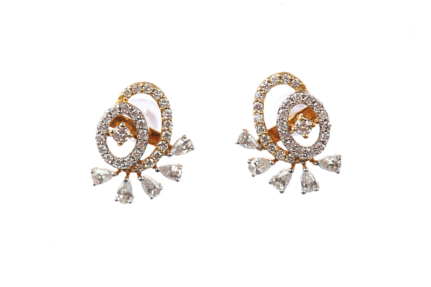 18 kt Diamond Earrings 74883127