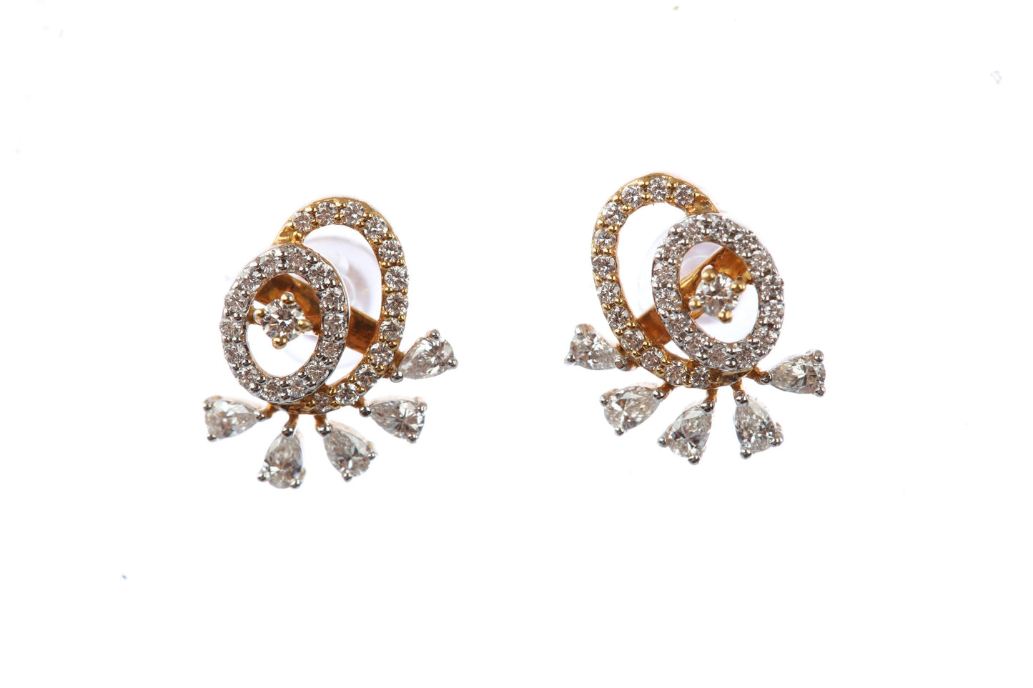 18 kt Diamond Earrings 74883127