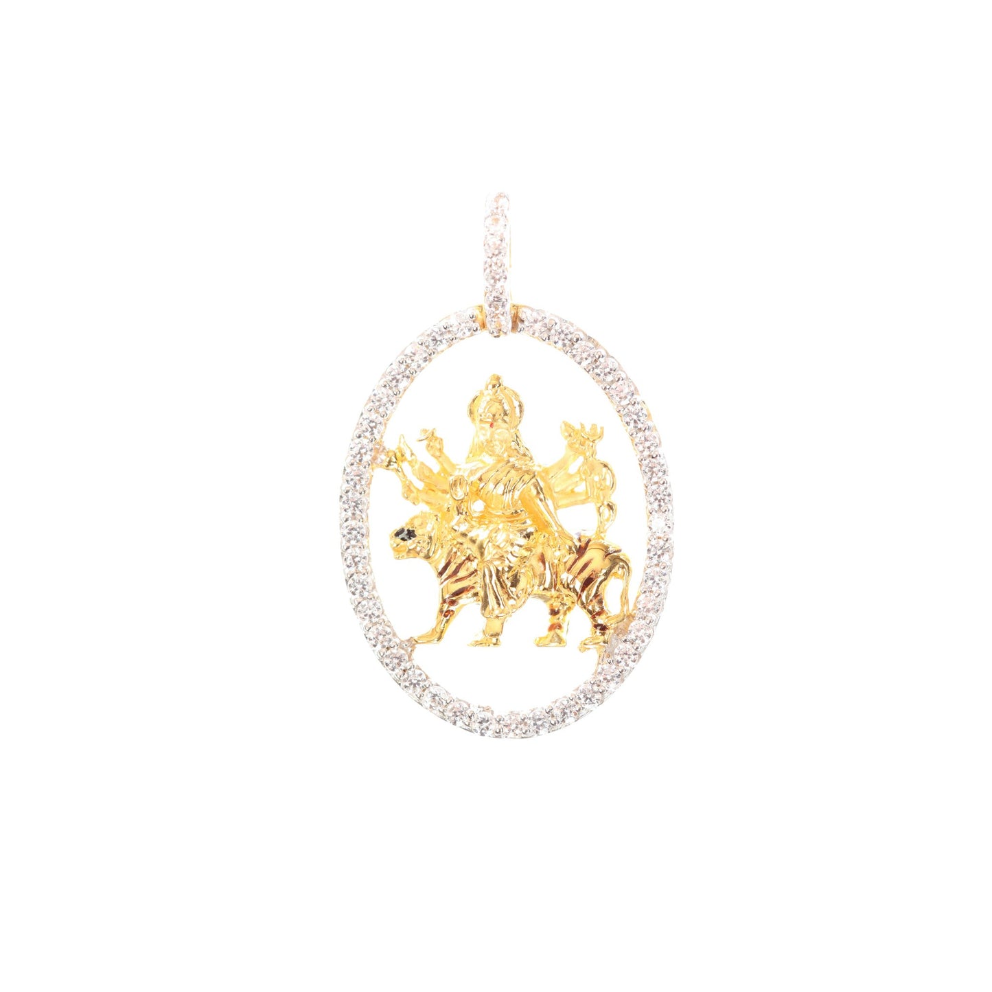 22 kt CZ Religious Pendant 74889204