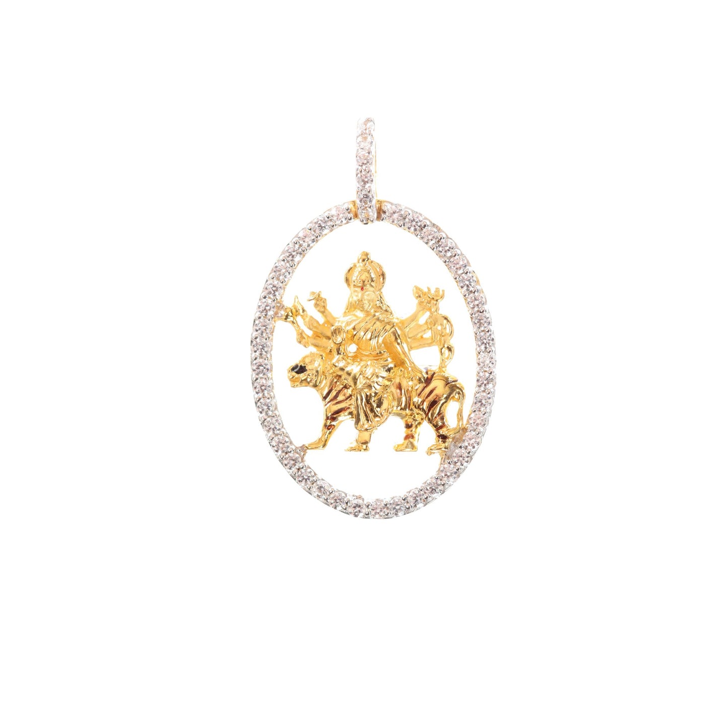 22 kt CZ Religious Pendant 74889204