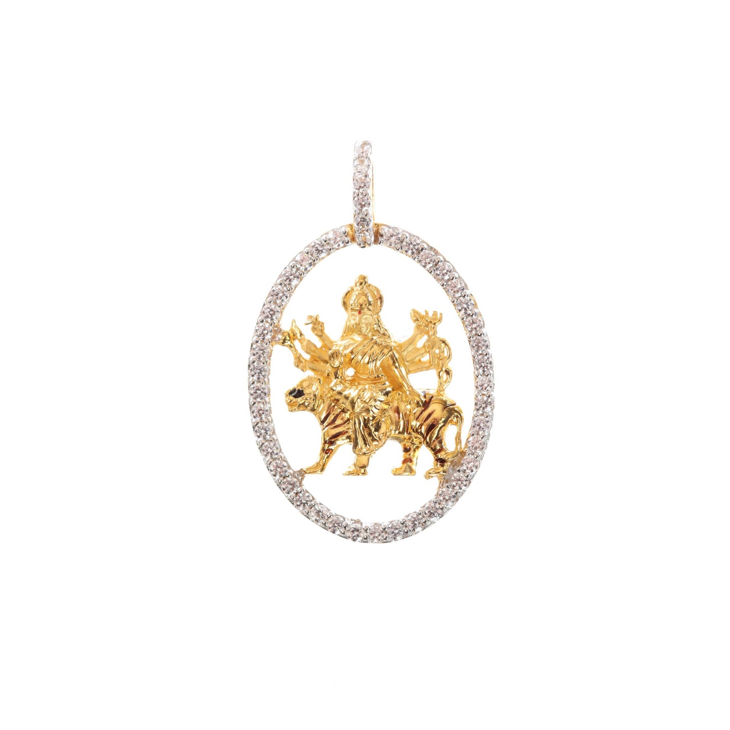 22 kt CZ Religious Pendant 74889204