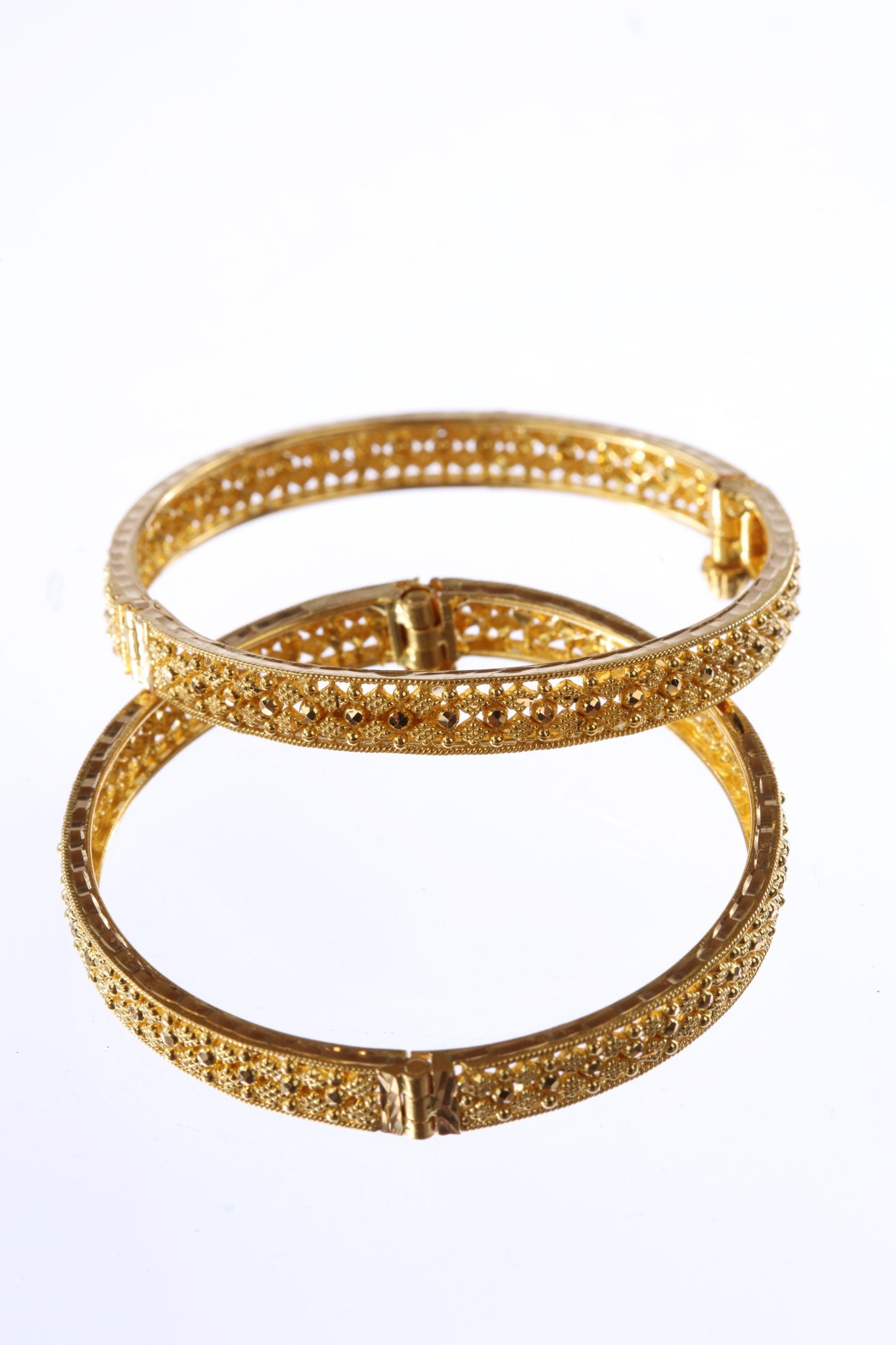 22 kt Gold Baby Bangles - Hand Made 74909957