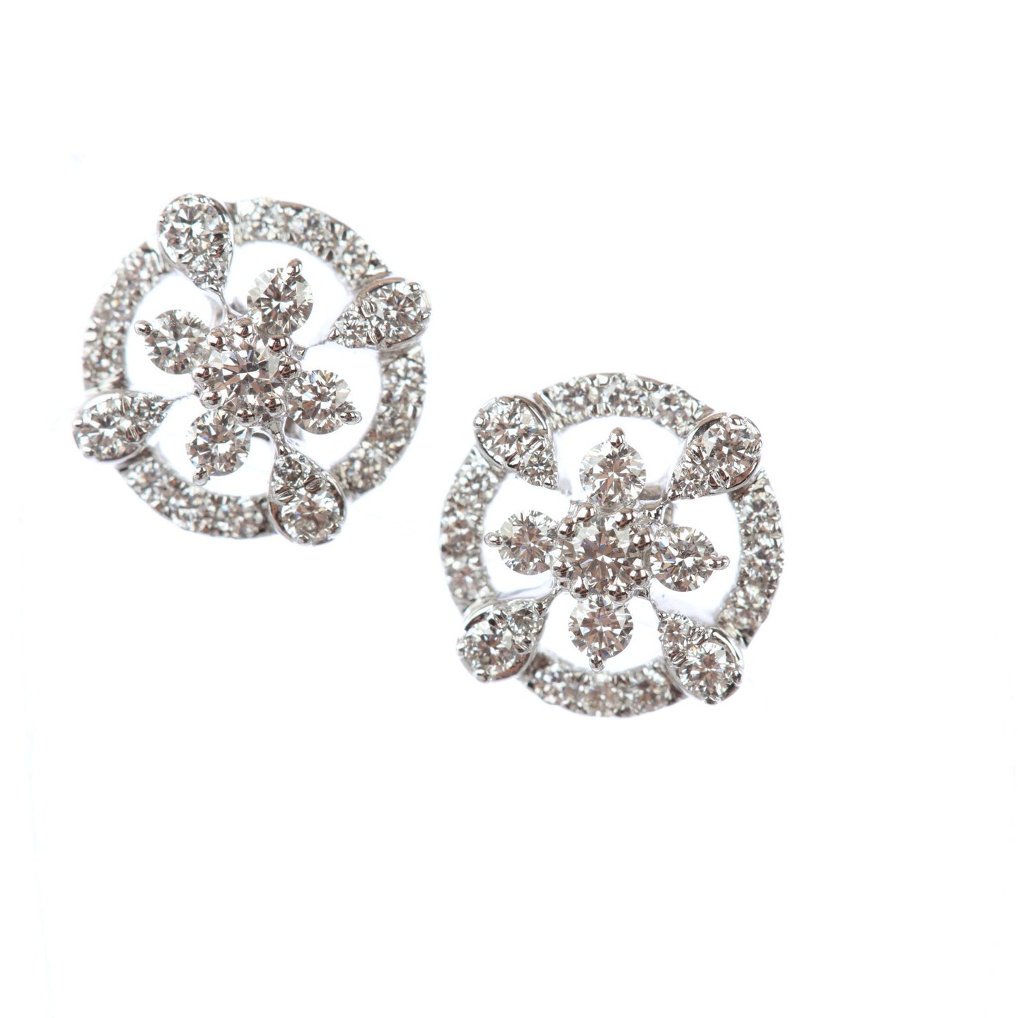 18 kt Diamond Earrings 74951307