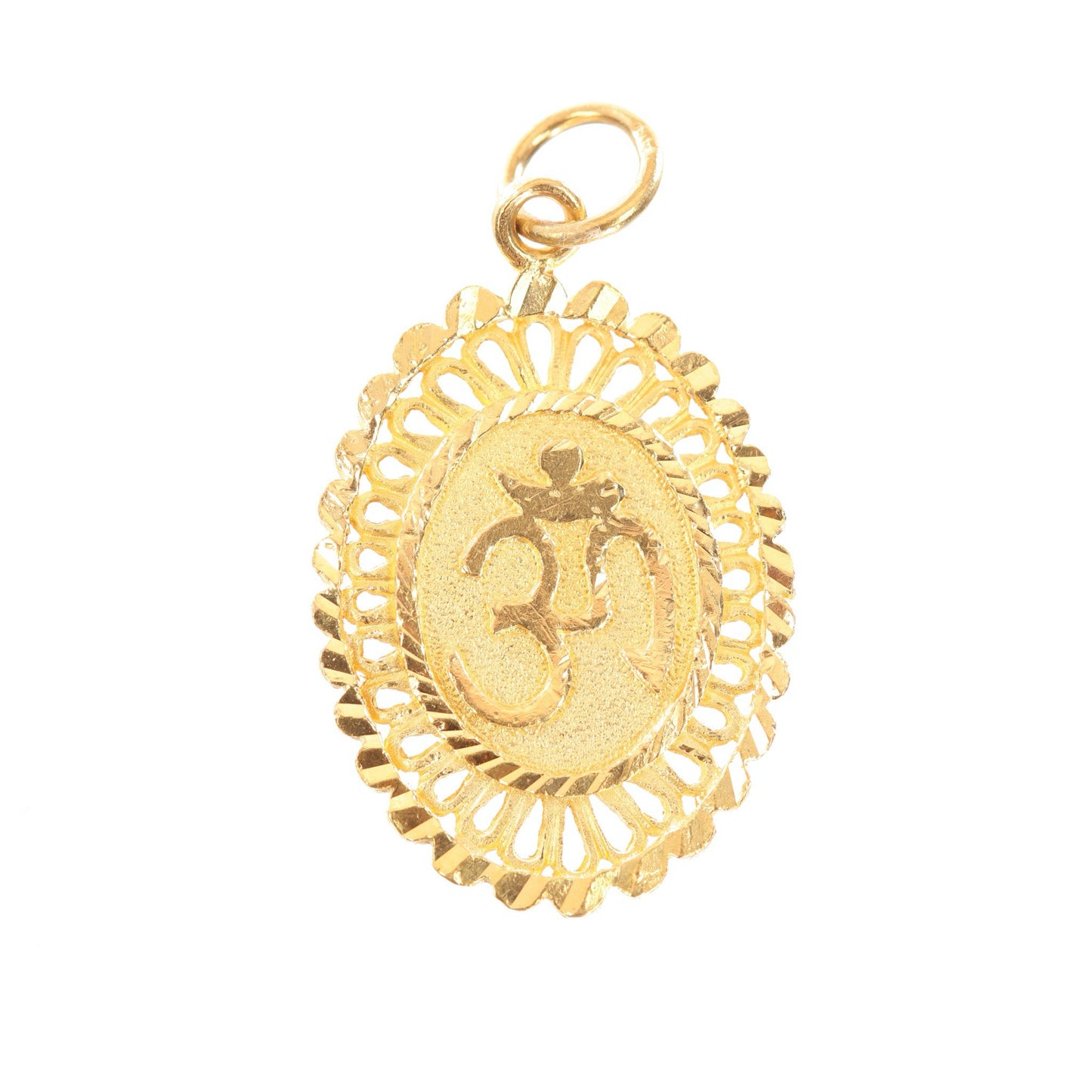 22 kt Gold Religious Pendant 74959044