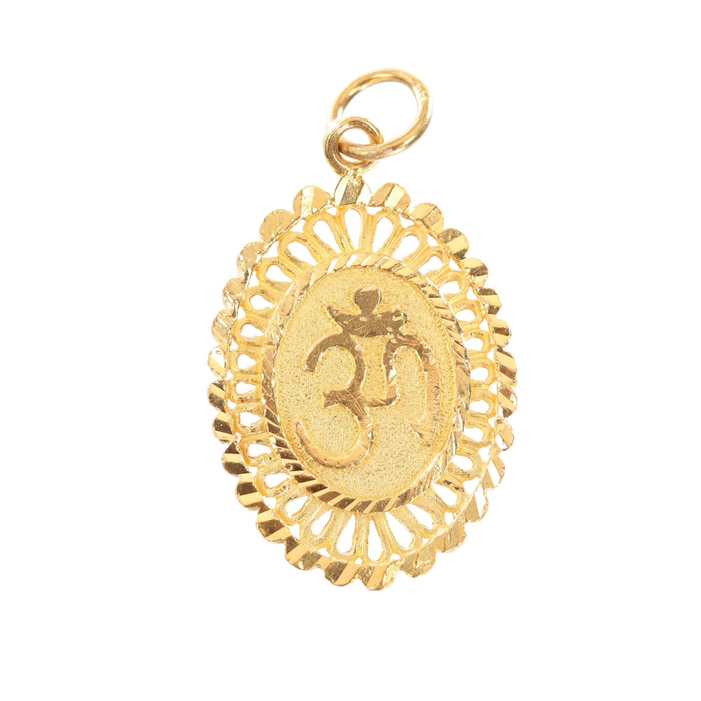 22 kt Gold Religious Pendant 74959044